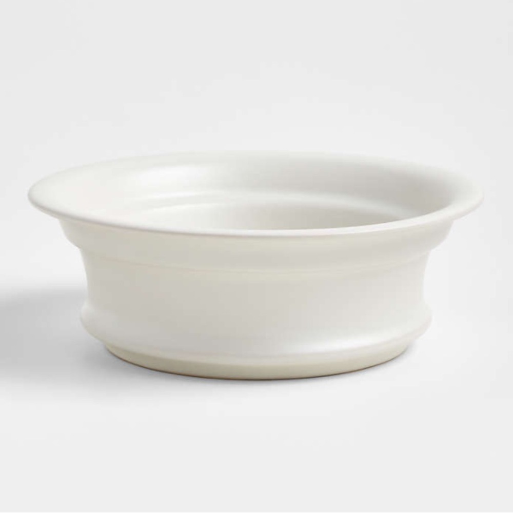 New! Crate&Barrel White Stoneware Side Dish LIMITED EDITION—Set of 4